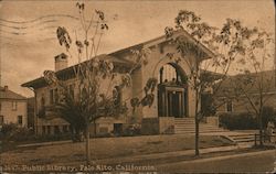 Public Library Postcard