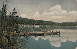 Small Boat Pier, Tahoe Tavern Lake Tahoe, CA Postcard Postcard Postcard