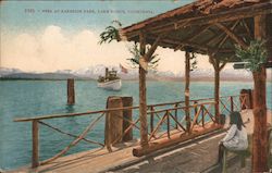 Pier at Lakeside Park Lake Tahoe, CA Postcard Postcard Postcard