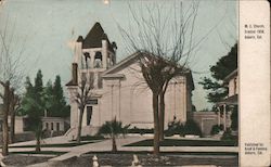 Methodist Episcopal Church, Erected 1858 Postcard