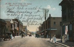 Fourth Street San Rafael, CA Postcard Postcard Postcard