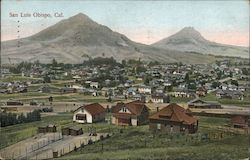 Birdseye View of San Luis Obispo Postcard