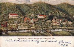 San Luis Hot Sulpher Springs Postcard