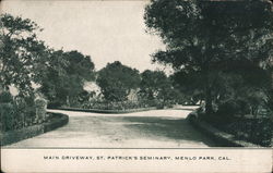 Main Driveway, St. Patrick's Seminary Postcard