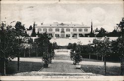 Residence Burlingame, CA Postcard Postcard Postcard