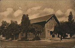 Unitarian Church Fresno, CA Postcard Postcard Postcard