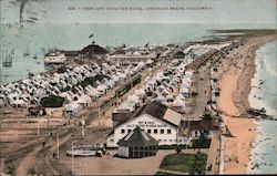 Tent City From the Hotel, Coronado Beach California Postcard Postcard Postcard