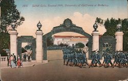 Sather Gate, Erected 1909, University of California at Berkeley Postcard