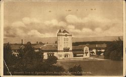 General View of Agnew's State Hospital Postcard