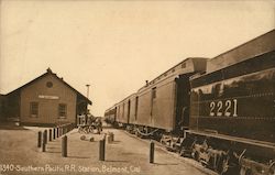 Southern Pacific Railroad Station Belmont, CA Postcard Postcard Postcard