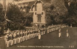 St. Matthews Military School Burlingame, CA Postcard Postcard Postcard