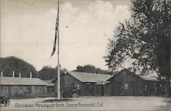 Division Headquarters, Camp Fremont Palo Alto, CA Postcard Postcard Postcard