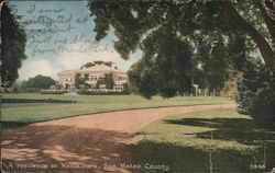 A Residence at Menlo Park, San Mateo County Postcard