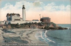 Pigeon Point Light House, Coast of California Postcard