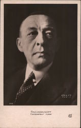 Rachmaninoff Composers Postcard Postcard Postcard