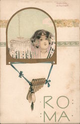 ROMA Series 220 #2 Raphael Kirchner Postcard Postcard Postcard