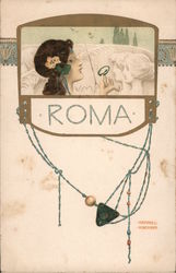 ROMA Series 220 #4 Raphael Kirchner Postcard Postcard Postcard