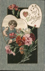 To My Valentine Children Postcard Postcard Postcard