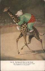 No. 16. The Rooseveil Bears at the Circus Postcard