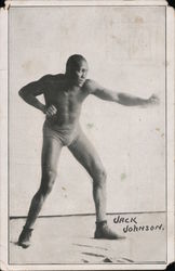 Jack Johnson Postcard