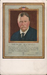 Theodore Roosevelt Presidents Postcard Postcard Postcard