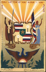 State of Hawaii Serigraph Postcard