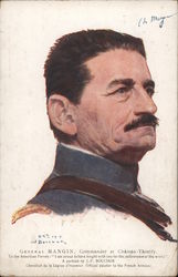 General Mangin, Commander at Chateau Theirry Postcard