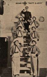 Scene from "Mutt & Jeff" Postcard