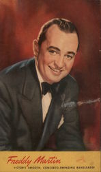 Freddy Marin Victor's Smooth concerto-swinging bandleader Postcard