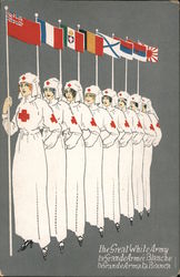 Red Cross Nurses: The Great White Army World War I Postcard Postcard Postcard