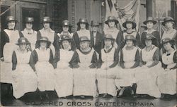 Co. A. Red Cross Nurses Canteen Omaha, NE Postcard Postcard Postcard