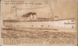 The Eastland, The Aristocrat of the Lakes - Passenger Ship Postcard