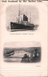 Visit Scotland by the Anchor Line Postcard