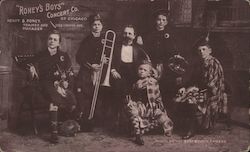 "Roney's Boys" Concert Co. of Chicago; Henry B. Roney, Trainer and Manager 2358 Indiana Ave. Performers & Groups Root Studio Pos Postcard