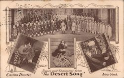 Scenes and Characters form the "The Desert Song" - Casino Theater, New York Theatre Postcard Postcard Postcard