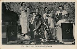 Karl Bertl and his Band Performers & Groups Postcard Postcard Postcard