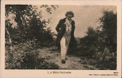 L.V. Beethoven Composers Postcard Postcard Postcard