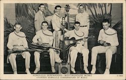 Honolulu Serenaders - Westinghouse Wowo Radio Stations Performers & Groups Postcard Postcard Postcard