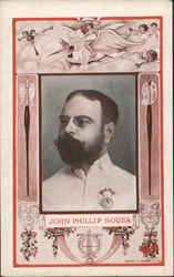 John Phillip Sousa Composers Postcard Postcard Postcard