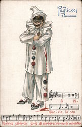 Pagliacci Propoganda Music Postcard Postcard Postcard