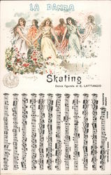 La Danza Skating Postcard