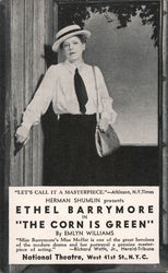 Herman Shumlin presents Ethel Barrymore in "The Corn is Green" by Emlyn Williams Theatre Postcard Postcard Postcard