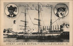 Great Lakes Exposition - Cleveland, O. - Byrd's South Pole Ship - Fred Voight - Chief Ohio Postcard Postcard Postcard