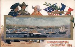 naval Parade - Hudson-Fulton Celebration 199 Postcard