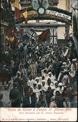 First Moroccan Crisis Kaiser Tanger 1905 Morocco Postcard Postcard Postcard