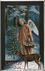 Angel in the snow Angels Postcard Postcard Postcard