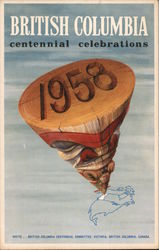 British Columbia Centennial Celebrations Postcard