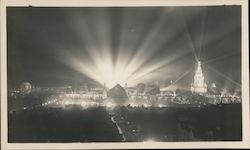 Exposition at Night 1915 Panama-Pacific Exposition Original Photograph Original Photograph Original Photograph