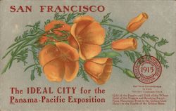 Booster San Francisco, The Ideal City for the Panama-Pacific Exposition 1915 Panama-Pacific Exposition Postcard Postcard Postcard