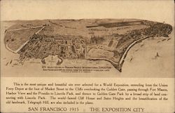 San Francisco 1915 The Exposition City 1915 Panama-Pacific Exposition Postcard Postcard Postcard